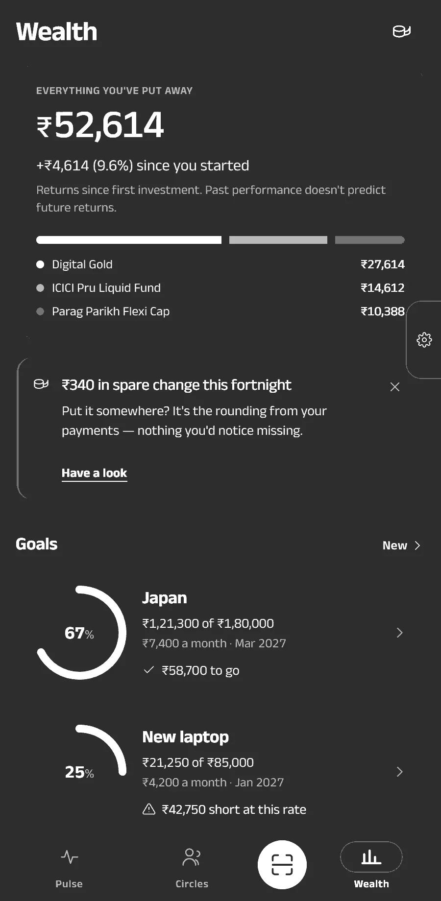 Low-fidelity structure study: wealth