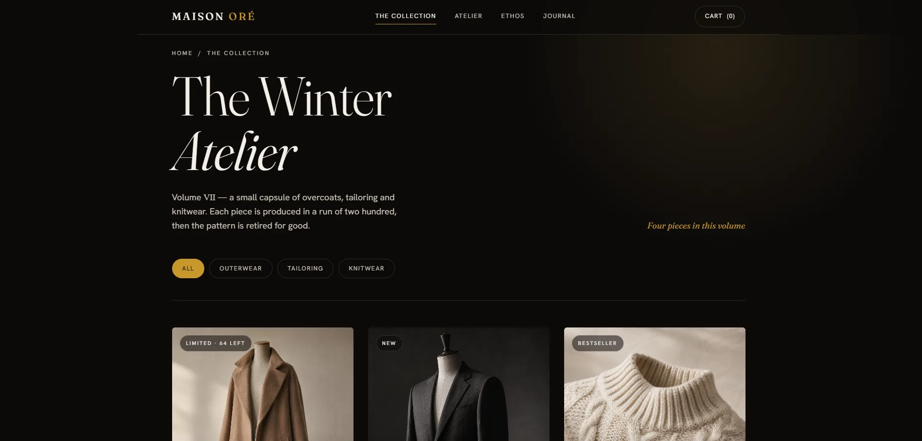 MAISON ORÉ · Screen 2