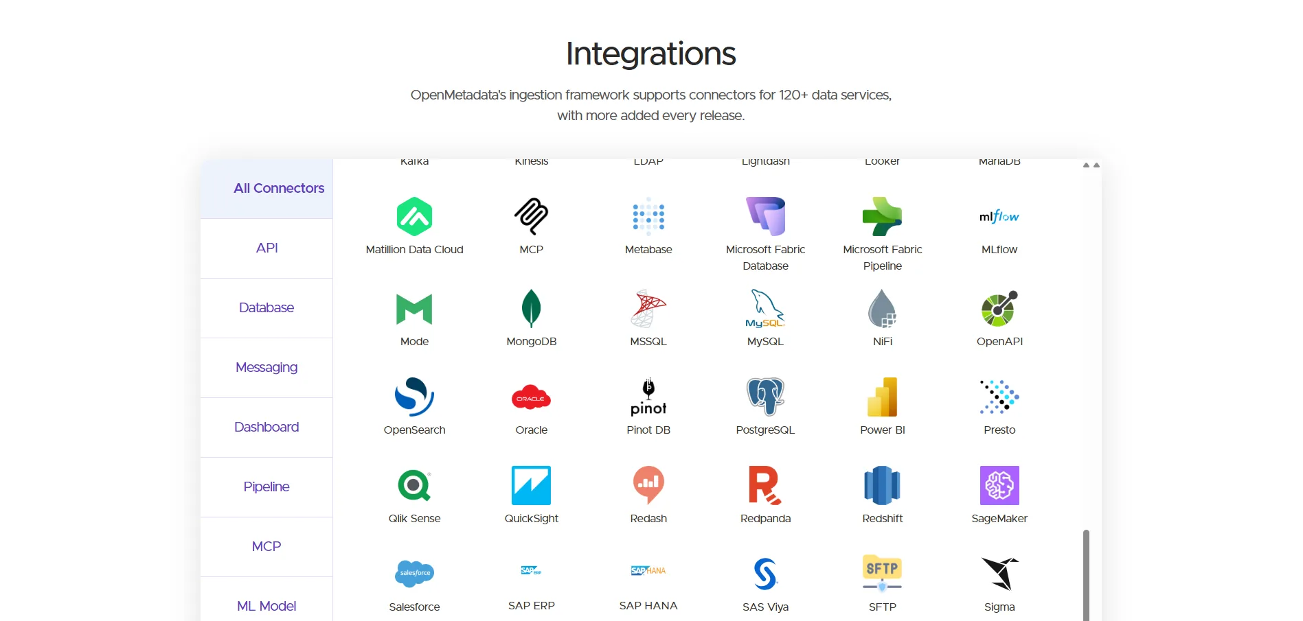 OpenMetadata Website · Screen 4