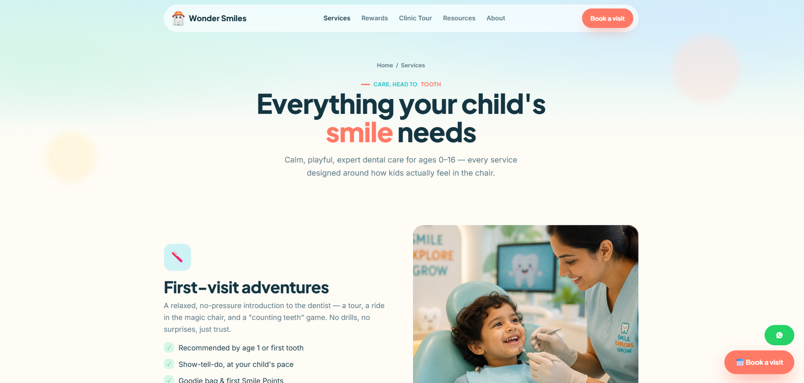 Wonder Smiles — Screen 4