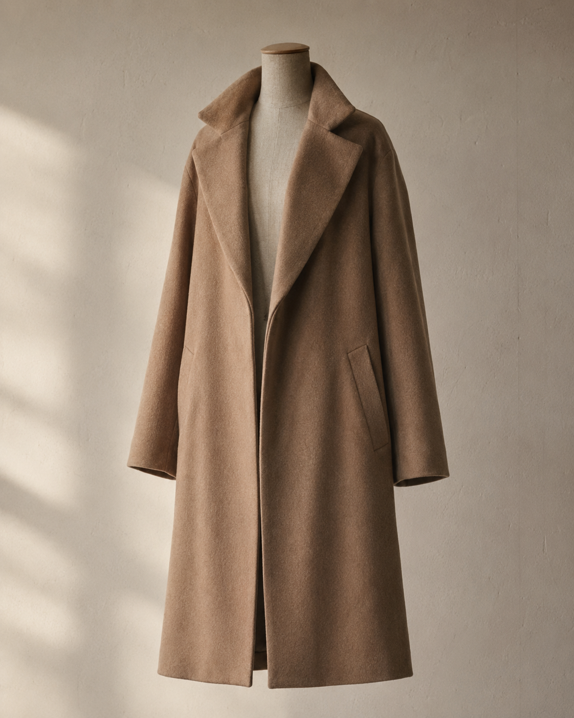 The Oré Overcoat in pure camelhair