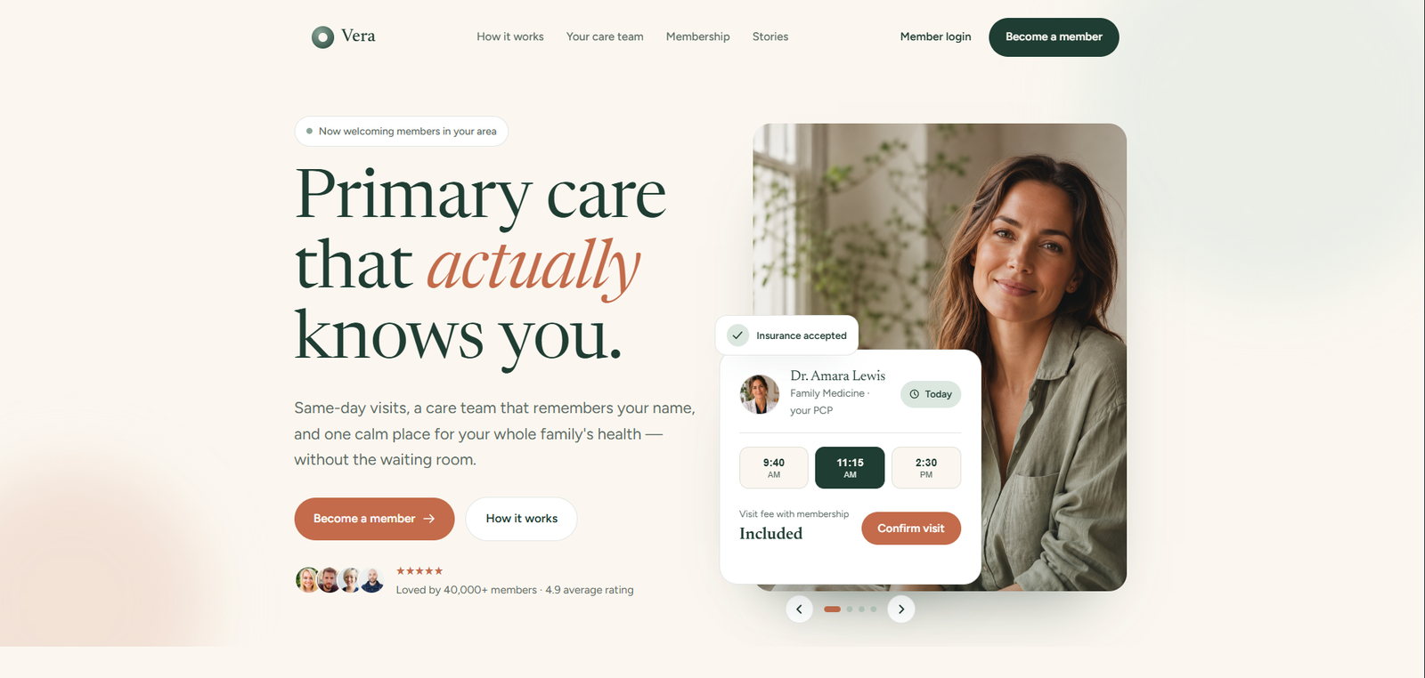 Vera — Primary care that knows you